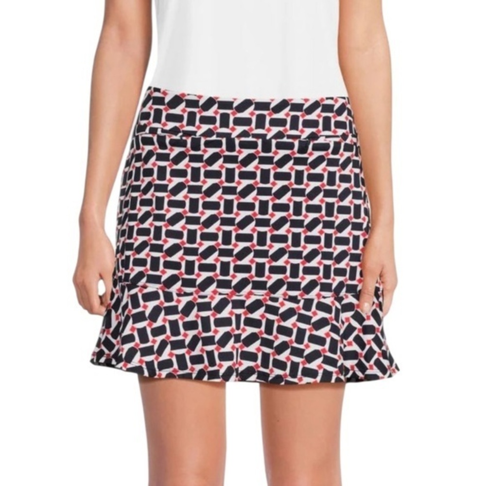 NEW Tail‎ Activewear Isla Ruffled Golf Skort - Geo Maze